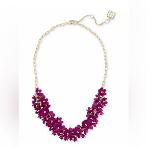 NWT Zenzii Gold-Tone‎ Flower Cluster
Statement Necklace, 18" + 3" extender